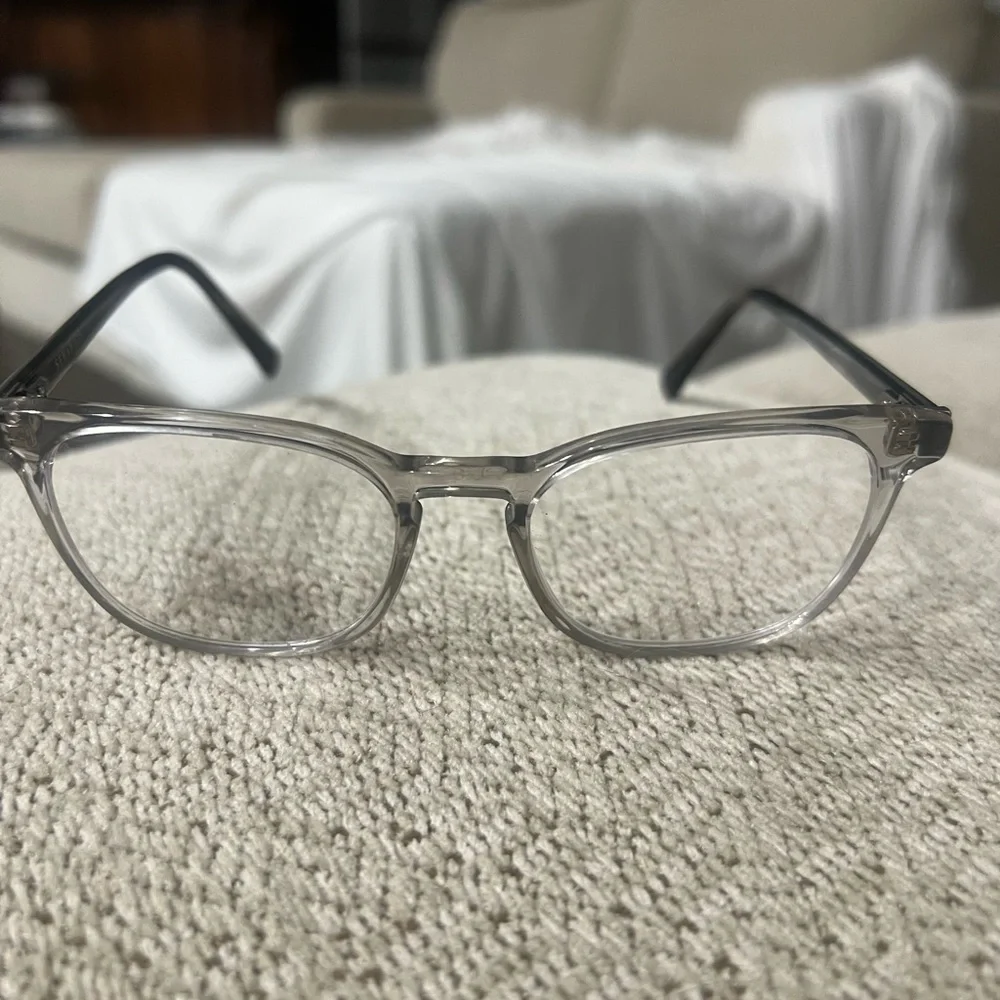 Seraphine  Gray Clear Eyewear Frame handmade in Japan - Picture 4 of 16